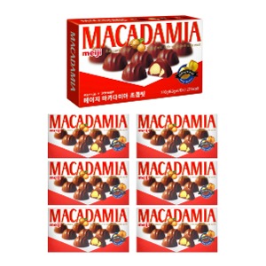 메이지 마카다미아 초콜릿 6팩 378g
